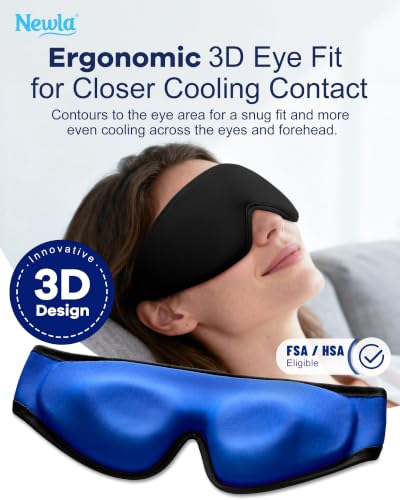 Cooling Gel Eye Mask for Puffy Eyes, Larger Full-Eye Contour Cold Compress - view 2
