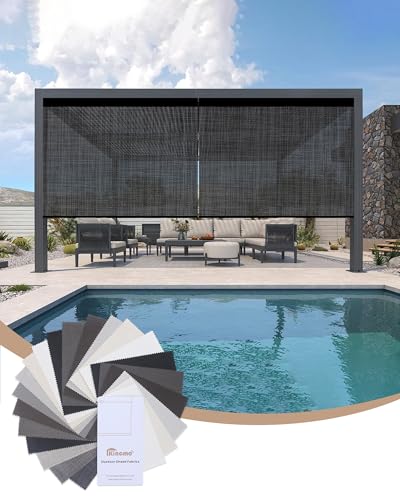 Motorized Outdoor Shades, Outdoor Motorized Blinds for Patio Porch
