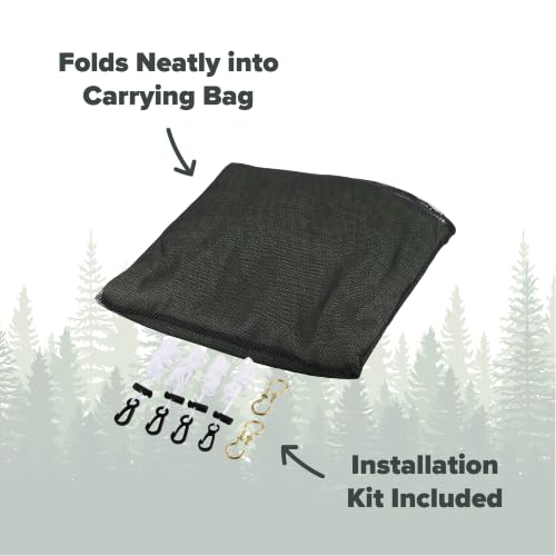 Double Rectangular Mosquito Net – Insect Protection for Camping, Hiking & Travel – Fits Two Sleeping Bags or Cots – Includes Setup Kit & Carry Bag – Green, 63” W x 78” L x 59” H - view 5