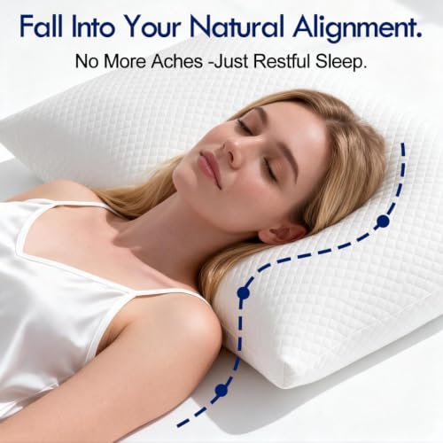 Hotel Pillows Bed Pillows Standard Size Set of 2-100% Virgin Material Down Alternative Pillow - Soft Support for Back, Stomach, Side Sleepers - view 4