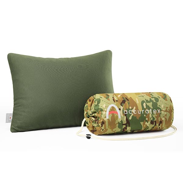 Camping Pillow, Shredded Memory Foam Compressible Travel Pillow