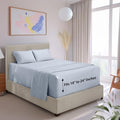 Extra Deep Pocket King Sheet Set, Ice Blue