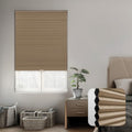 Cordless 1.5" Blackout Cellular Shade, Energy Saver, 29.5" W x 64" H, Latte