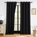 Extra Long Blackout Curtains 108 inches, High Ceiling Curtains