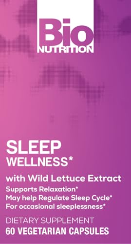 Sleep Wellness with Wild Lettuce Extract, 60 Vegetarian Capsules - view 5