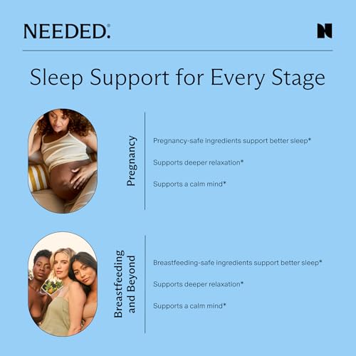 Needed. Sleep and Relaxation Support - Chamomile Powder for Relaxation and Magnesium Powder for Sleep Support, Safe and Effective Nutrients & Botanical Blend for Calm Sleep Supplement - 30-Day Supply - view 5
