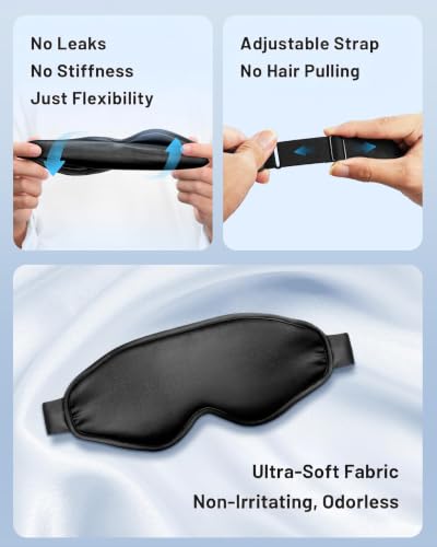 Cooling Eye Mask for Puffy Eyes: Fsa Eligible Items Hsa, Ice Eye Pack for Migraine After Surgery Relief - Reuable Cold Compress for Headache Puffiness - Comfortable Perfect Fit Gel Sleep Mask - view 5