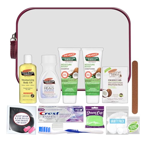Women's 15 Pc Kit Featuring: Palmer's Hair, Face & Body Travel-size Products