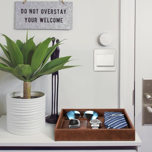 Valet Tray Desk Organizer PU Leather Catchall - view 2