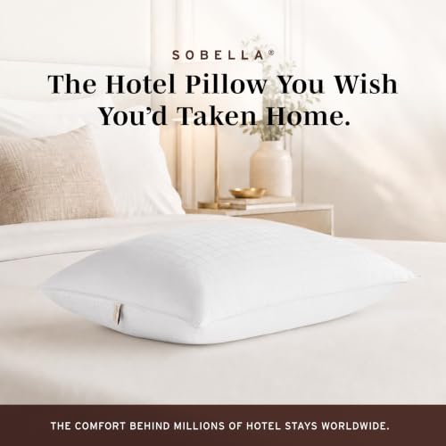 Sobella Side Sleeper Pillows, Hotel Quality, King Size Pillow - view 3