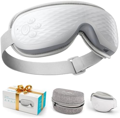 Eye Massager with Heat,Heated Massage Eye Mask