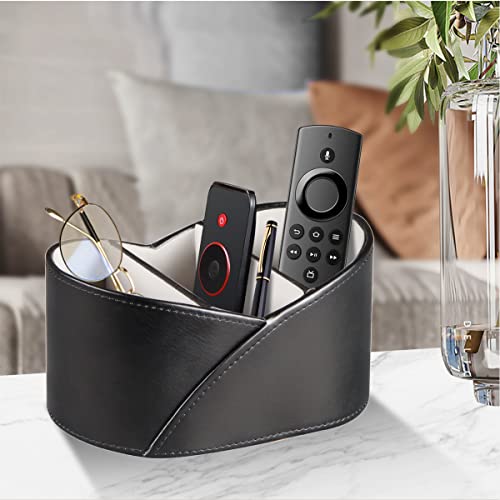 PU Leather TV Remote Control Holder,Pen Caddy/Cup,Art Supplies Organizer - view 6