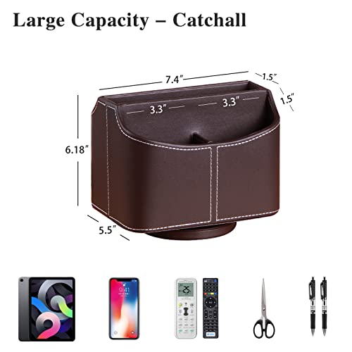 360° Spinning Remote Control Holder,TV Remote Caddy for Nightstand Table - view 4