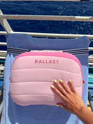 Beach Pillow – Comfy, Durable & Compact, Stays Put on Windy Beaches with Patented Sand Pouch, Inflatable Pillow for Beaches, Pools, Camping, Festivals and Travel (Flamingo Pink) - view 5