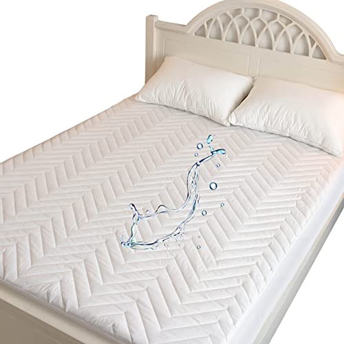 Quilted Waterproof RV Bunk Mattress Protector Pad - view 2