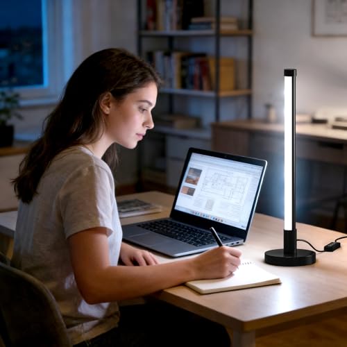 Dimmable Table Lamp with Remote, Black - view 6