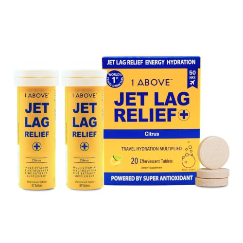 Jet Lag Relief Tablets, Citrus-Flavored, 20 Tablets