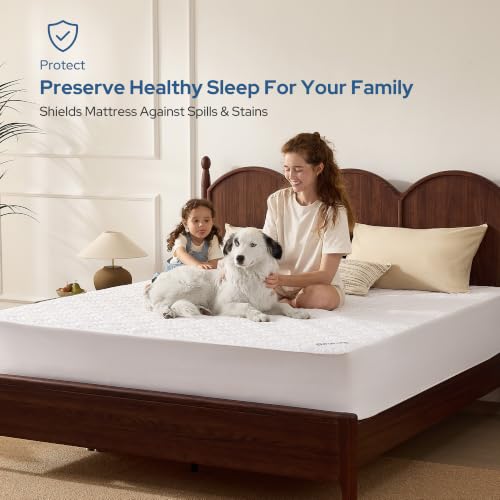 Waterproof Mattress Protector, Queen Size Mattress Pad Noiseless - view 2
