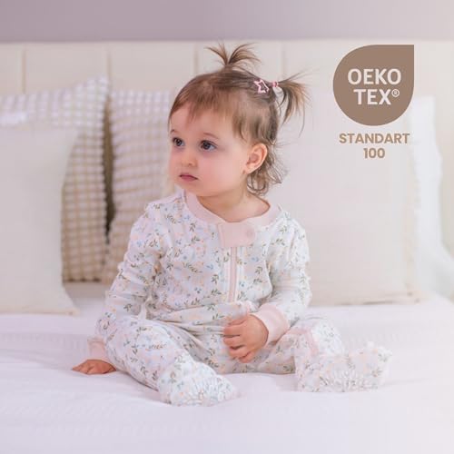 2 Pack Pajamas, Double Zipper Footies, Cotton Baby Pajamas, Baby Sleepers Baby Essentials - view 4