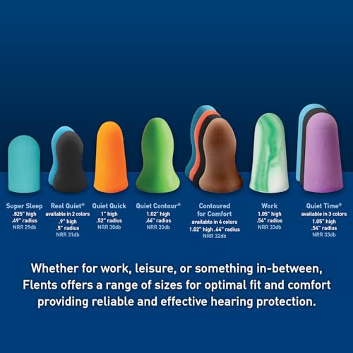 Protechs Quiet Time Foam Ear Plugs, NRR 33, 70 Pair, Purple - view 4