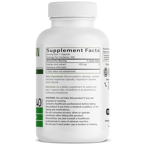 Valerian Root Sleep & Relaxation Support, 240 Vegetarian Capsules - view 2
