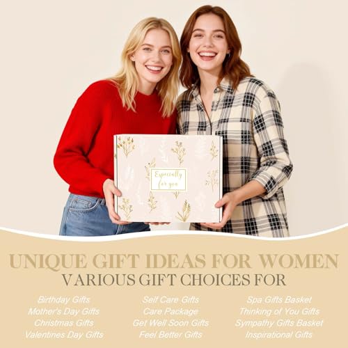 Birthday Gifts for Women Self Care Gift Basket, Get Well Relaxing Spa Gift Baskets for Women, Unique Inspirational Gifts for Mom Wife Grandma Sister Friend Her - view 5