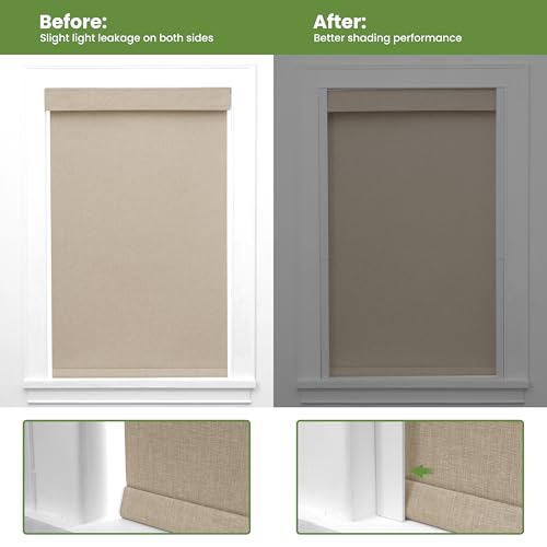No Drill No Tools Blackout Cordless Roller Shades - view 6