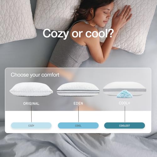 Original Adjustable Pillow, Queen Size Bed Pillow for Sleeping, Cross Cut Memory Foam Pillow - Medium Firm Back, Stomach and Side Sleeper Pillow, CertiPUR-US/GREENGUARD Gold - view 6