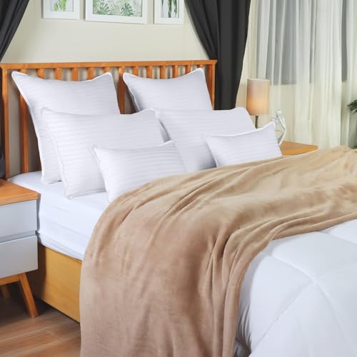 Hotel Bed Pillows for Sleeping, Pillows Queen Size Set of 4 - view 4