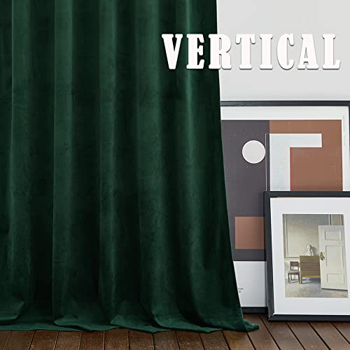 Extra Long Velvet Curtains 120 inches Long, High Ceiling Curtains - view 4