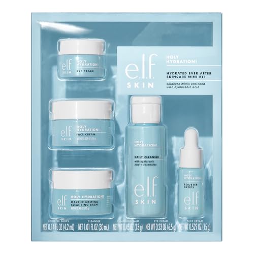 E.l.f. SKIN Holy Hydration! Hydrated Ever After Skincare Mini Kit, Travel