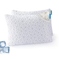 Cooling Shredded Memory Foam Pillows for Sleeping 2 Pack, Adjustable Bed Pillow for Side Back Stomach Sleepers Luxury Gel Pillows Queen Size Set of 2 with Washable Removable Cover