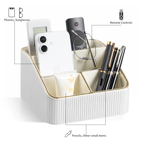 Small Remote Control Holder Bedside Nightstand Organizer Desk Caddy - view 4