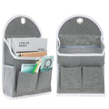 1 Pack Wall Hanging Organizer Bag with Pockets Fabric Storage Bag Basket Wall Mount Hangable Organizer File Pocket Fabric Magazine Waterproof for Bathroom, Office, Kitchen, Bedroom