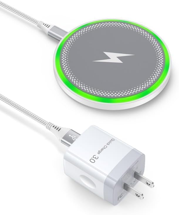 Pixel 10a 10 pro XL wireless charger Android fast charging for Google Pixel | 15w wireless charging pad with block cargador for Pixel 10 9 Pro Xl 8 8a, inalámbrico para Samsung for Galaxy S26 iPhone 17