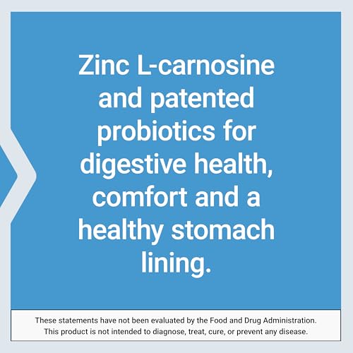 Gastro-Ease with Zinc L-Carnosine, Probiotics, 60 Capsules - view 6