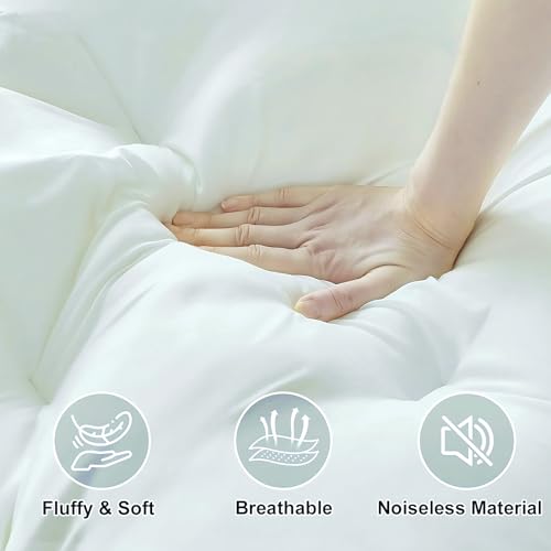 5 Inch Memory Foam Mattress Topper King, 2000 GSM Fill Pillow Top - view 5