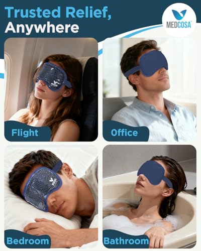 Eye Ice Pack - Cool & Soothe Your Tired Eyes with Our Cold Gel Mask - Cooling for Puffy Eyes & Aiding Sleeping - view 5