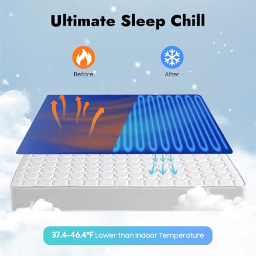 Cooling Mattress Pad, Bed Cooling System with Timer 63x27.5in - view 2