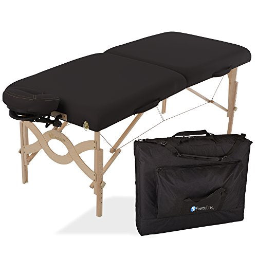 Portable Massage Table Package AVALON – Reiki Endplate, Premium Flex-Rest Face Cradle & Strata Cushion, Carry Case (30”x73”)