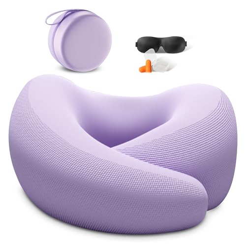 Cool Fly Airplane Travel Pillow Set. Fashion Chic Memory Foam Neck Pillow