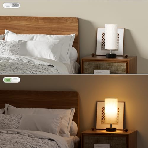 Small Table Lamp for Bedroom - Bedside Lamps for Night Stands - view 6