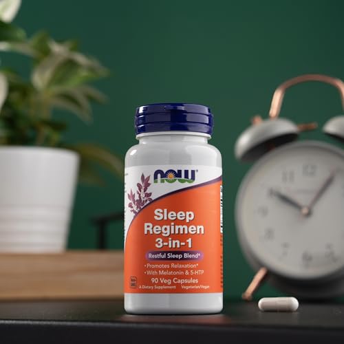 Supplements, Sleep Regimen 3-in-1, Melatonin, L-Theanine, 90 Veg Caps - view 6