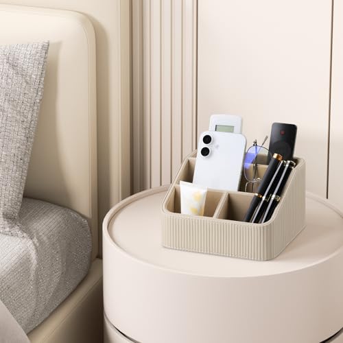 Small Remote Control Holder Bedside Nightstand Organizer Desk Caddy - view 5