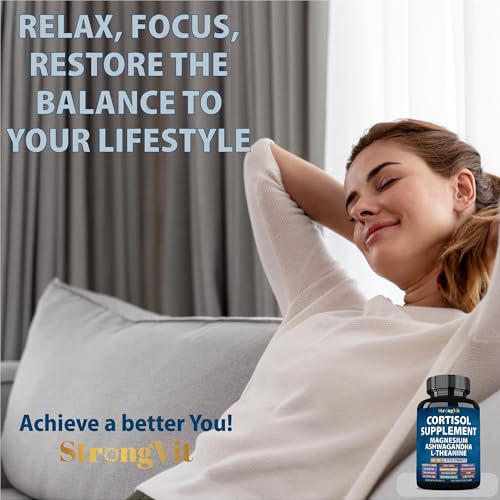 Cortisol Supplement & Berberine Complex Bundle (120 Capsules) - view 5