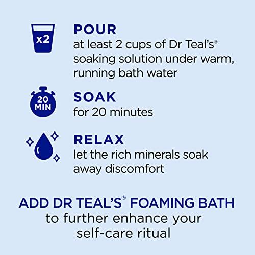 Epsom Salt Soaking Solution, Soften & Nourish with Milk and Honey, 48 Oz (Packaging May Vary) (Pack of 2) - view 4