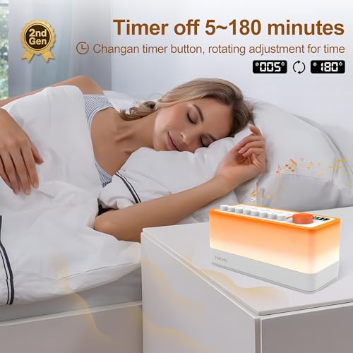 3-in-1 White Noise Machine for Sleep, Bluetooth Speaker, Night Light - view 6