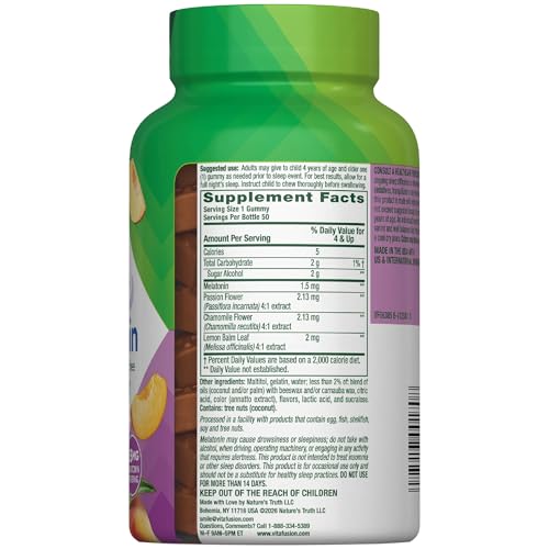 Kids Melatonin Gummy | Sugar Free | 1.5 mg | 50 Gummies - view 4