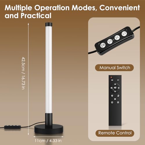 Dimmable Table Lamp with Remote, Black - view 4