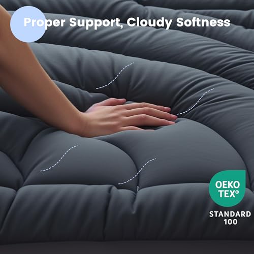 Waterproof Mattress Pad Queen, Quilted Fitted Queen Mattress Protector - view 4